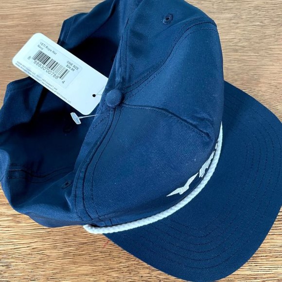 New With Tags! Yeti Coolers Rope Hat - Navy - Picture 3 of 7